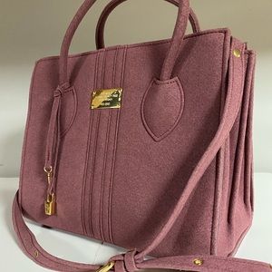 Alexandra K vegan suede bag